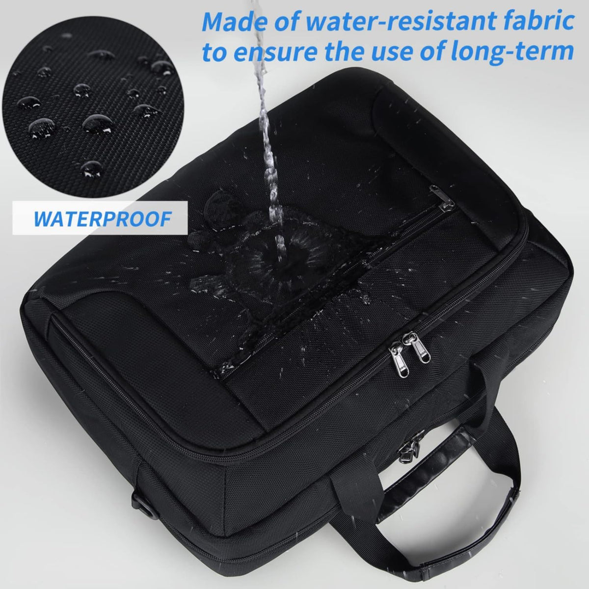 Laptop Bag 15.6 Inch Laptop Briefcase for Men Work Laptop Case Computer Bag