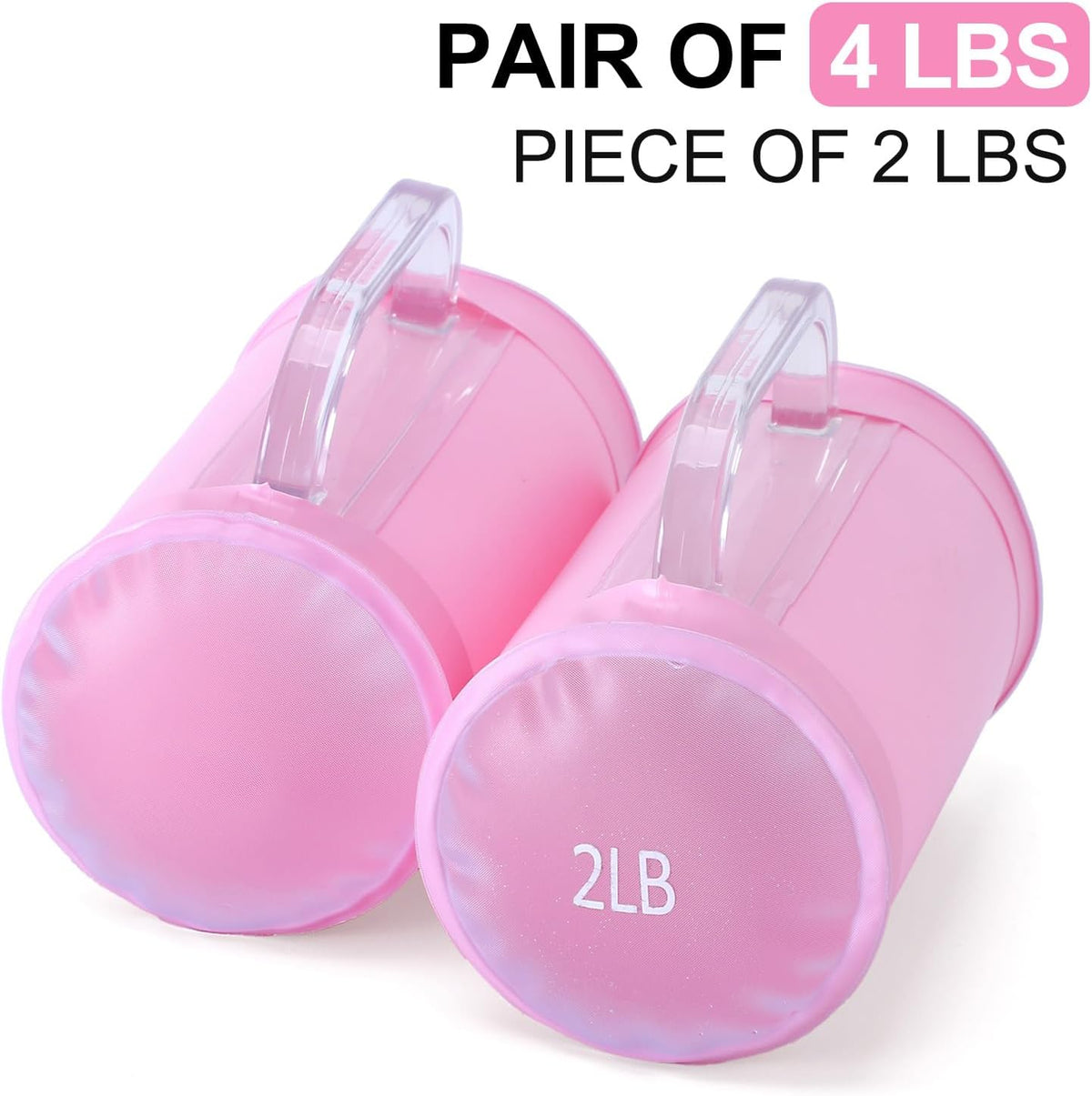 Water Dumbbells,Water Filled Training Dumbbells, Travel Weights Set, Adjustable Weights to 40Lbs,30Lbs,20Lbs,10Lbs,4Lbs Dumbbell Pair,Each 20/15/10/5/2 Lbs, Portable Gym for Strength Training, Fitness and Shaping