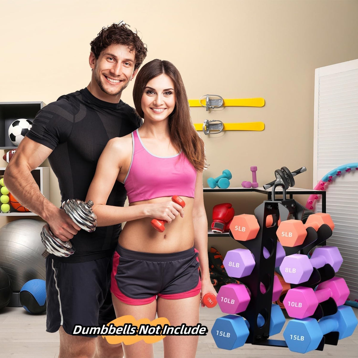 Weight Rack for Dumbbells,A-Frame Dumbbell Rack Stand Only, Alloy Steel Dumbbells Storage Rack with Handle for Home Gyms Workout (Dumbbells Not Include)