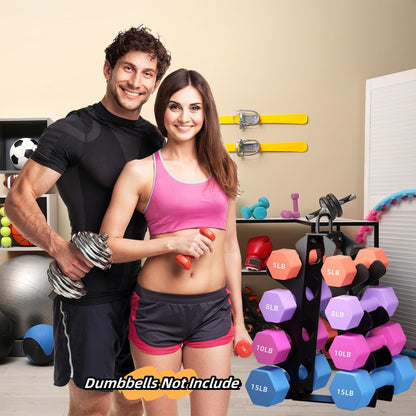 Weight Rack for Dumbbells,A-Frame Dumbbell Rack Stand Only, Alloy Steel Dumbbells Storage Rack with Handle for Home Gyms Workout (Dumbbells Not Include)