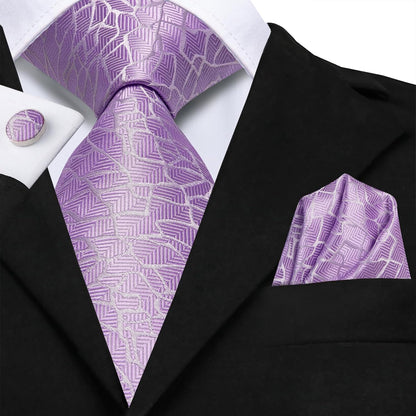 Men 63Inches Tie Set Extra Long Necktie Paisley Tie Pocket Suqare Cufflinks Big and Tall Men Tie