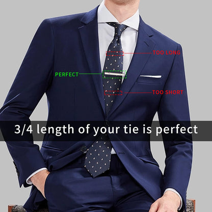4Pcs Metal Tie Clips for Men Tie Bar with Gift Box