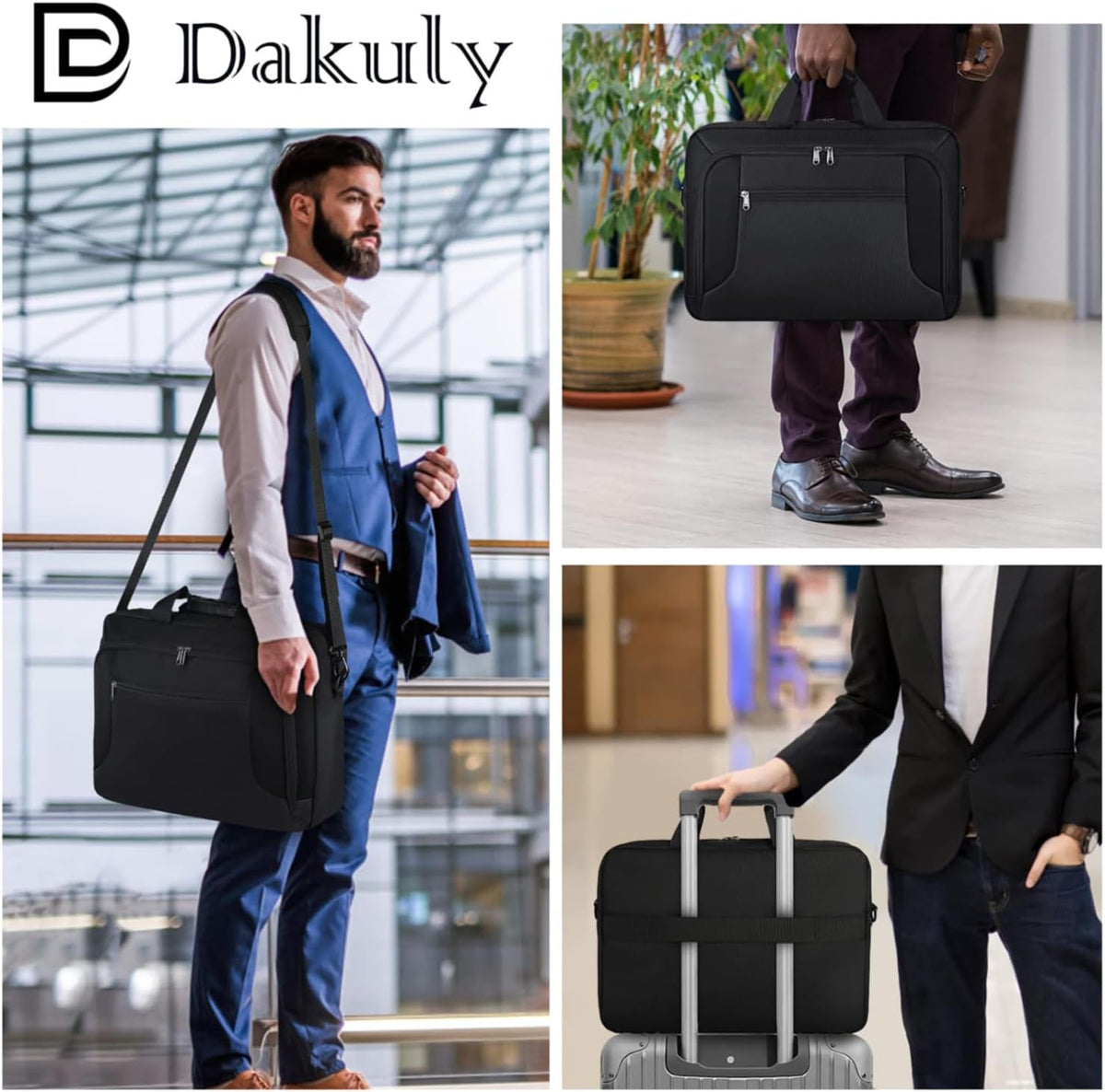 Laptop Bag 15.6 Inch Laptop Briefcase for Men Work Laptop Case Computer Bag