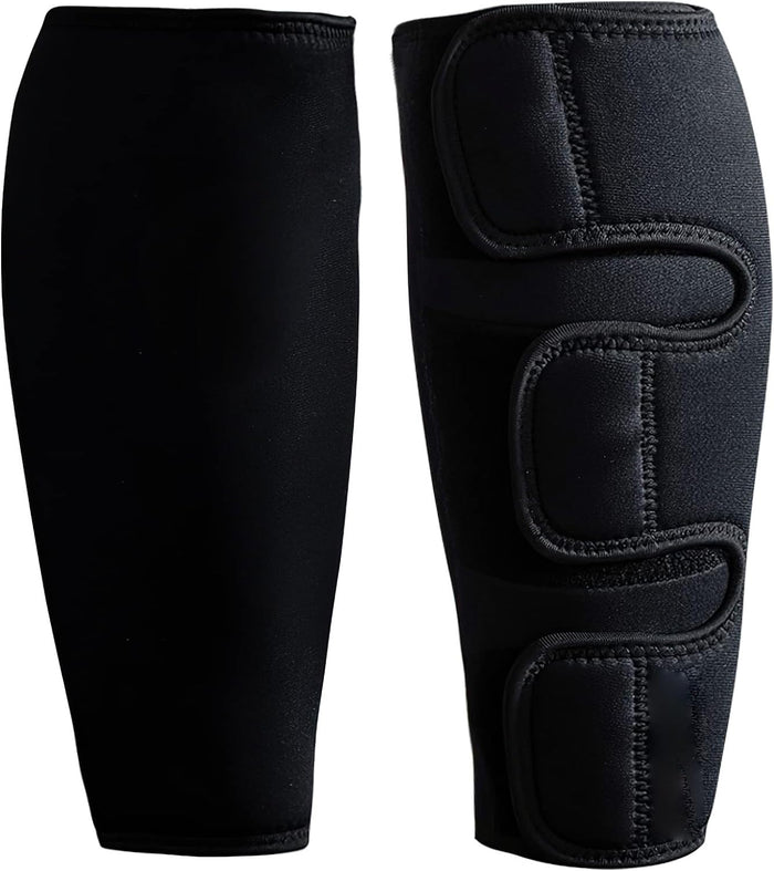 Weightlifting Deadlift Shin Guards, Calf Support Brace 5Mm Thick Neoprene for Easywear Deadlift Shin Guards,Training Pants and Tights, Ultimate Shin Protection