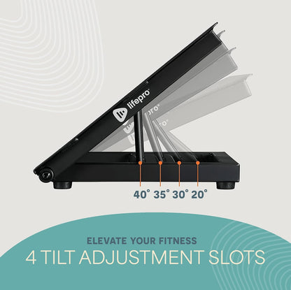 Lifepro Inclinex Slant Board for Exercise — Adjustable Calf Stretch Board